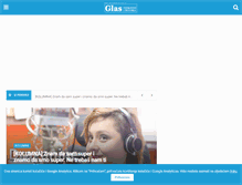 Tablet Screenshot of glaspodravine.hr
